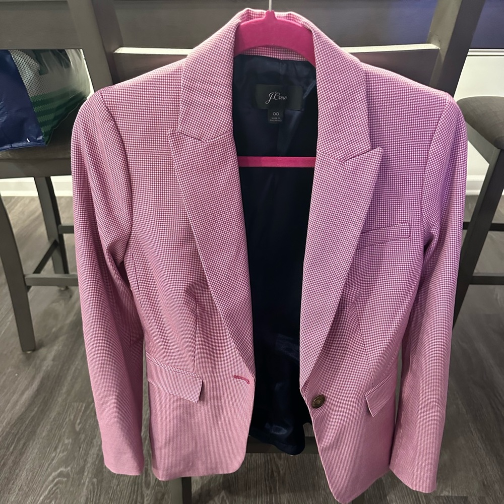 J Crew Herringbone Blazer